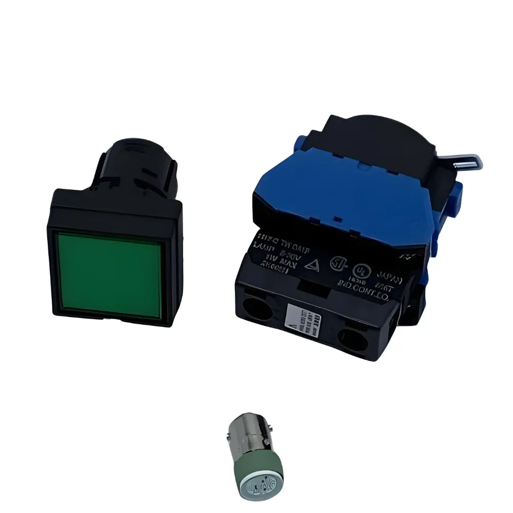 ON/OFF GREEN PUSH BOTTON 110V 